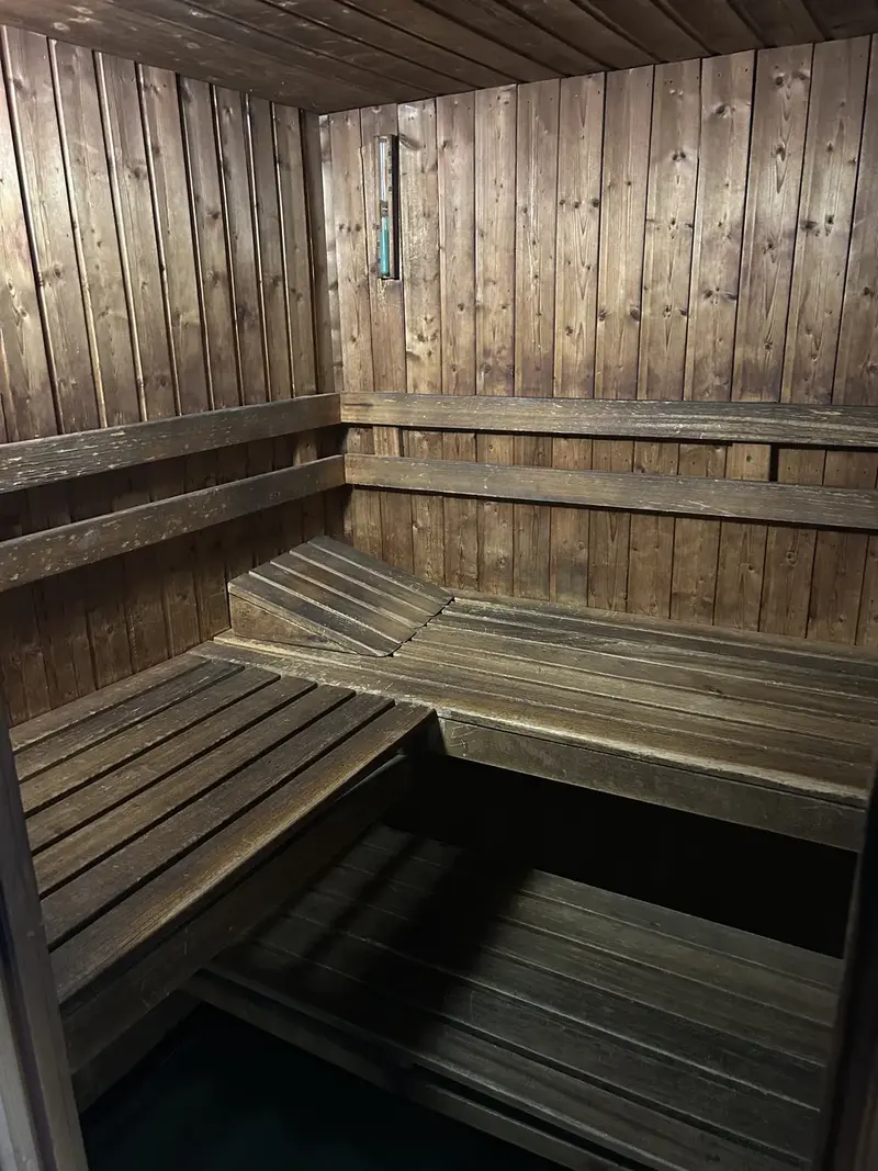 Espace détente et Sauna en bois